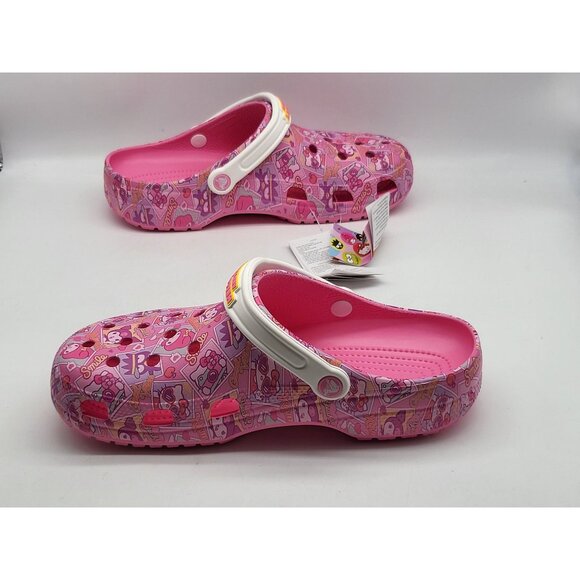 Crocs Hello Kitty Classic Clog Womens Size 12 Pink 208527 680 - Picture 3 of 10